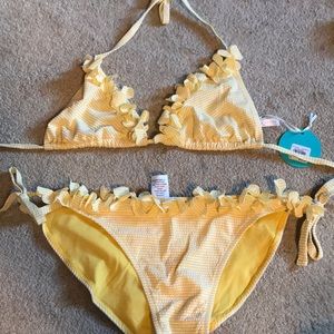 Brand new with tags yellow bikini!